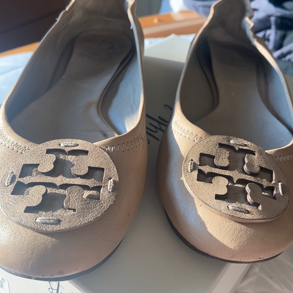 Tori Burch leather ballet flats